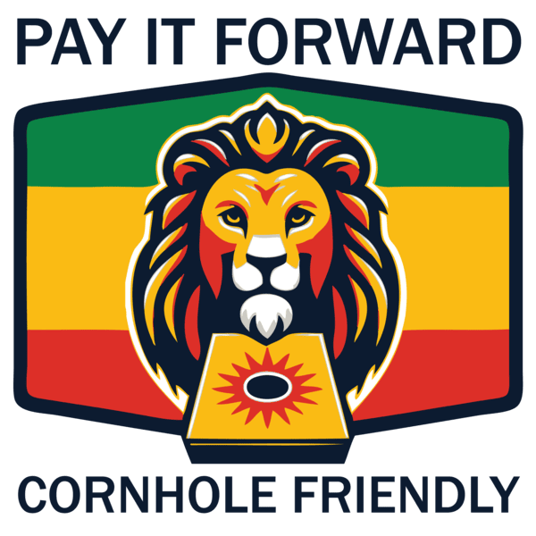 Pay it Forward Cornhole Friendly Logo